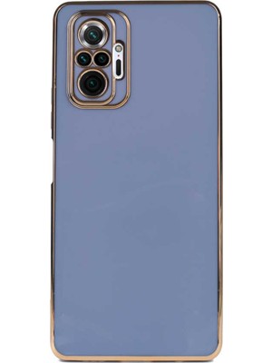 Caseart Xiaomi Redmi Note 10 Pro Kapak Kamera Korumalı Lazer Kesim Lüx Silikon Kılıf - Petrol Mavisi