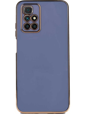 Caseart Xiaomi Redmi 10 Kapak Kamera Korumalı Lazer Kesim Lüx Silikon Kılıf - Petrol Mavisi