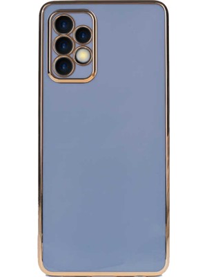 Caseart Samsung Galaxy A73 Kapak Kamera Korumalı Lazer Kesim Lüx Silikon Kılıf - Petrol Mavisi