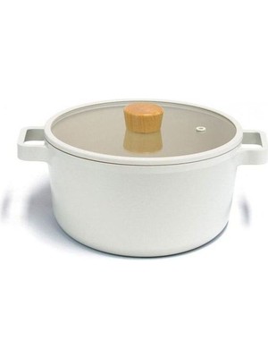 Neoflam Fika Cam Kapaklı Alüminyum Döküm Tencere 22 cm x 9 cm