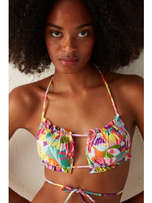 Penti Çok Renkli Laguna Strapless Bikini Üstü