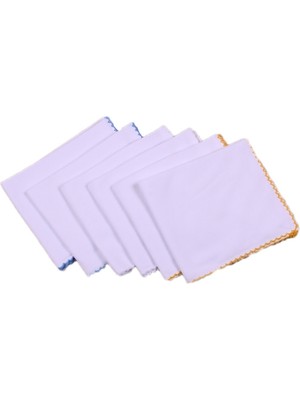 Sema Bebe Penye Bebek Mendil Çiftkat 6'lı Paket - Renkli