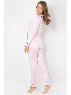 Doremi Victoria Uzun Kollu Bayan Pijama Takımı