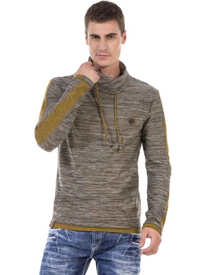 Cipo & Baxx CL460 CL460 Şal Yaka Erkek Sweatshirt