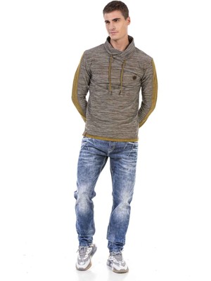 Cipo & Baxx CL460 CL460 Şal Yaka Erkek Sweatshirt