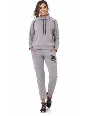 Cipo & Baxx WLR147 Gri Jogging Eşofman Takımı