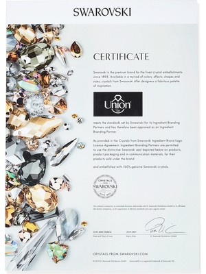 Union Takı Union Swarovski Crystal Kadın Aquamarine Taşlı 12MM Çivili Gümüş Küpe