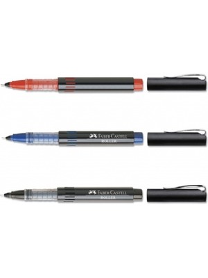 Faber-Castell 5405 Mavi 0.5 mm İğne Uç Roller Kalem 1 Adet Ergonomik Tasarım