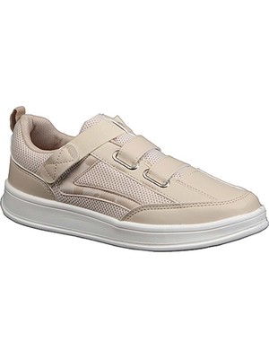 Pierre Cardin PC-31154 Riklalı Unisex Sneaker Ayakkabı - Bej - 37