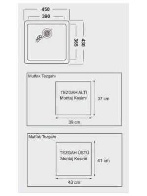 GL General Glge 40U Gri Nexus Granit Evye 40X50 Metalik