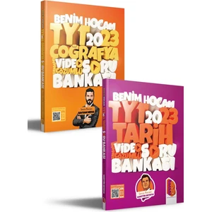 Benim Hocam Yayınları TYT 2023 Tarih ve Coğrafya Tamamı Video Çözümlü Soru Bankası Seti