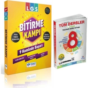 Yanıt Yayınları  8. Sınıf LGS 9 Hamlede Başarı Bitirme Kampı & 8. Sınıf