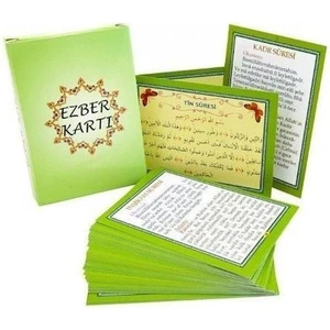 Ezber Kartları - Selam Kitabevi