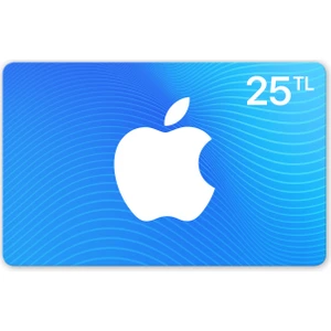 25 TL Tutarında App Store & iTunes Hediye Kartı