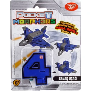 Pocket Morphers Dönüşebilen Numaralar No 4 Savaş Uçağı