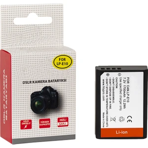 LP-E10 Batarya 1100D 1200D 1300D 2000D 4000D Için Lp E10 Battery Li On Pil 1700 Mah