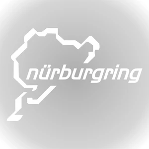 Quart Aksesuar Nürburgring Oto Sticker Araba Cam Sticker