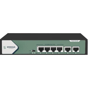 SN-ES1300-6P 4 Port Poe 2 Port Uplink 10/100 Swıtch 65W