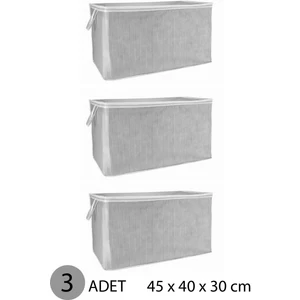 Modernavm Kazak Hurcu Mini Hurç 45 x 40 x 30 cm Gri - 3 Adet