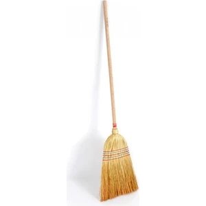Ahşap Saplı Çalı Çırpı Bahçe Çöpçü Süpürgesi - 1.50 Cm.