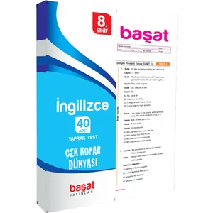Başat Yayınları 8. Sınıf Ingilizce Çek Kopar Test