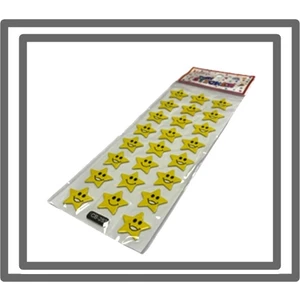 Sticker Yıldız Gülen Yüz - 2 Set
