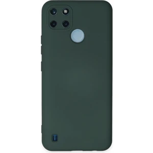 Realme C21Y Kılıf Lansman Içi Kadife Kamera Korumalı Nano Silikon