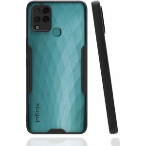 Infinix Hot 10T Kılıf Kamera Korumalı Mat Silikon