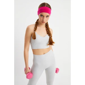 Fuşya Kadın Pamuklu Penye, Kaymaz, Terletmez, Ultra Hafif, Spor Saç Bandı Bandana