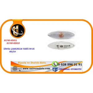 Sinyal Çamurluk Yaris 99-05 Rh