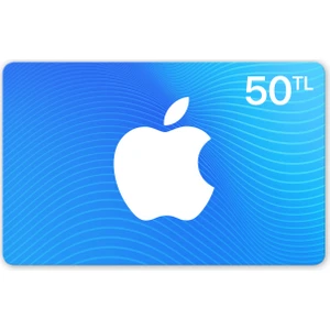 50 TL Tutarında App Store & iTunes Hediye Kartı
