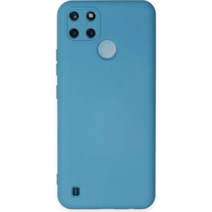 Realme C21Y Kılıf Lansman Içi Kadife Kamera Korumalı Nano Silikon