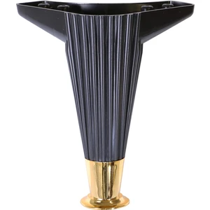 Mobilya Kanepe Masa Sehpa Ayağı Baza Ayak 17 cm Siyah-Gold
