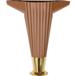Mobilya Kanepe Masa Sehpa Ayağı Baza Ayak 17 cm Kahve-Gold