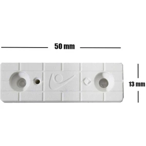 Plastik Takoz Ayak Baza Pabucu Denge Çubuğu Takozu 5 cm (10 Adet) Beyaz
