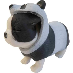 Dress Your Puppy Kostümlü Esneyen Figürler Köpek Panda French Bulldog Yumuşak Hayvanlar