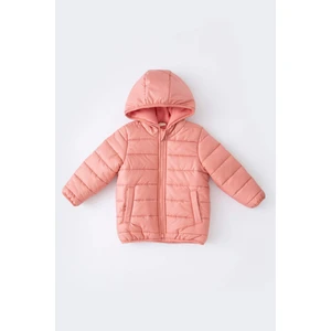 Kız Bebek Su İtici Kapüşonlu Polar Astarlı Mont X5158A222AU