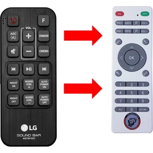 Lg Sj3 / Sj4 / AKB74815331 Hifi Ses Sistemi Kumandası