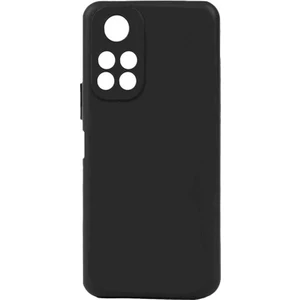 Case 4U İnfinix Note 11 Pro Kılıf Kamera Korumalı Mat Renkli Yumuşak Kalın Sağlam Silikon Kılıf Biye Siyah