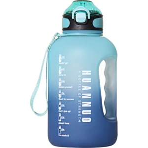 2200ML Taşınabilir Büyük Kapasiteli Plastik Bardak T Varil Spor Su Isıtıcısı Spor Su Bardağı Açık Ölçek ile Bardak (Yurt Dışından)