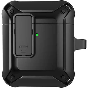 Nezih Case Apple Airpods 1. ve 2. Nesil Uyumlu Shockproof Buton Kapak Protective Anti-Knock Cover