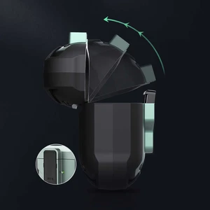 Nezih Case Apple Airpods 1. ve 2. Nesil Uyumlu Shockproof Buton Kapak Protective Anti-Knock Cover
