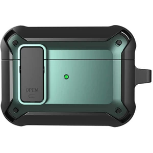 Nezih Case Apple Airpods Pro Uyumlu Shockproof Buton Kapak Protective Anti-Knock Cover