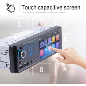 4.1inç 1din Oto Radyo Teyp Z1 Model Çift USB ve Full Hd 1080P Full Aktif Dokunmatik Ekran Mp5 Çalar