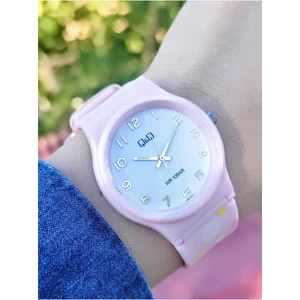 Q&q Silikon Kordonlu 10 Atm Su Geçirmez Unisex Çocuk Kol Saati NSV06A-014VY