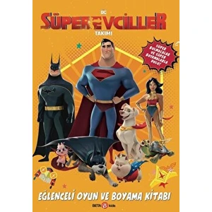 Dc Süper Evciller Takımı - Eğlenceli Oyun ve Boyama Kitabı - Rachel Chlebowski