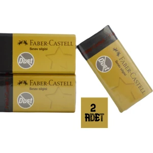 Faber Castell Gold Edition Siyah Sınav Silgisi No:24 Orta BOY(187240) 2 Adet