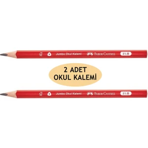 Faber Castell Jumbo Okul Kurşun Kalemi 2.5b - 2 Adet