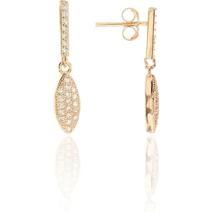 Doğan Silver Kadın Zirkon Taşlı Rose Gümüş Küpe DGN20394