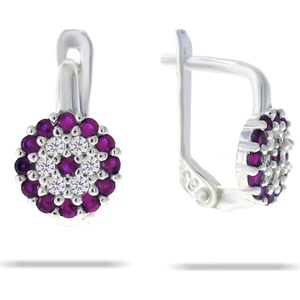 Doğan Silver 925 Ayar Gümüş Zirkon Taşlı J Küpe DGN20959